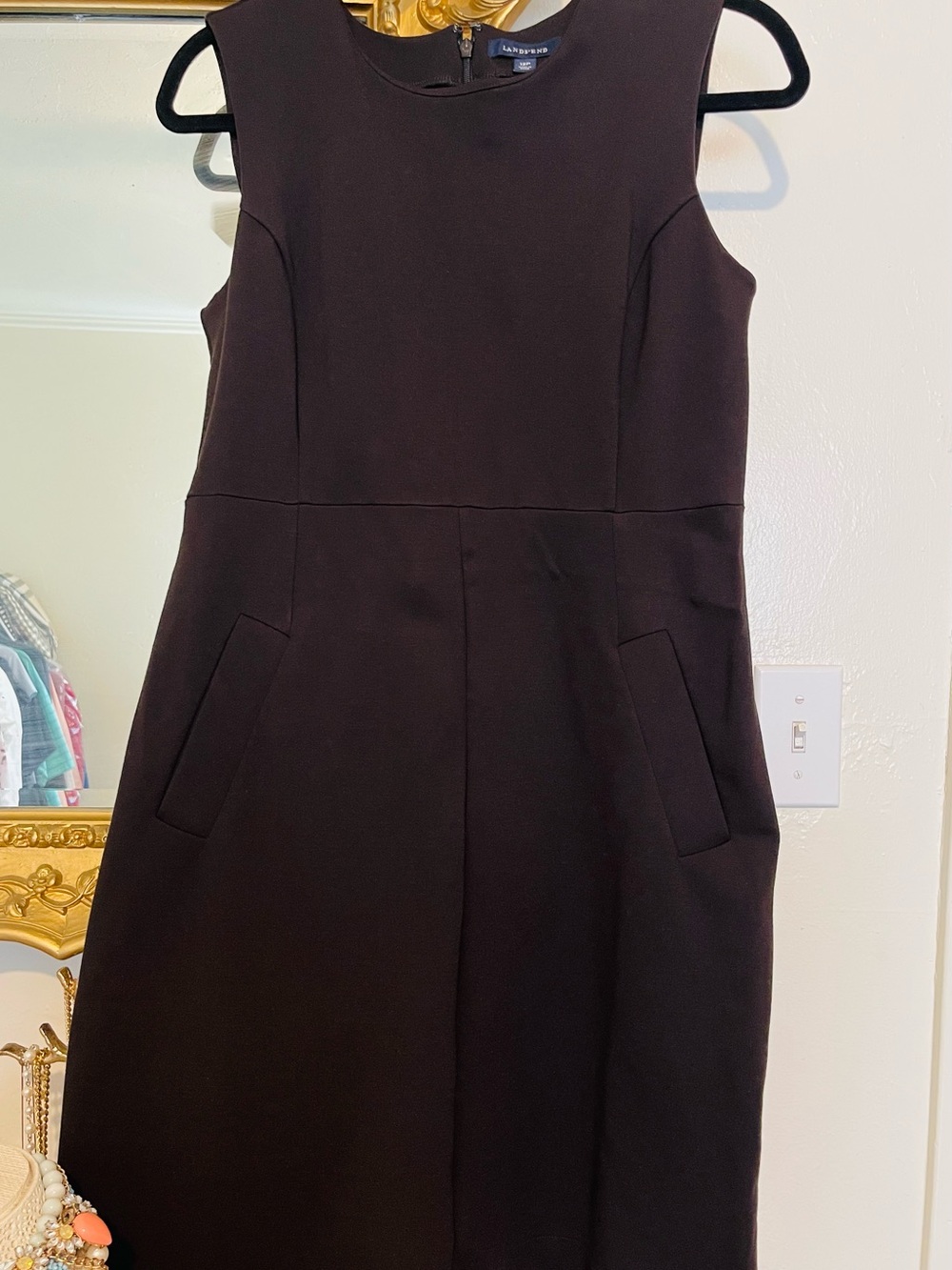 Lands' End Sleeveless Sheath Dress Size 12P